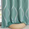 imageNICETOWN Blackout Curtain Panels 72 inches  Light Reducing Thermal Insulated Solid Grommet Blackout CurtainsPanelsDrapes for Living RoomNurseryKids Room Set of 2 52 inches by 72 Inch Black100 Blackout  Aqua Blue