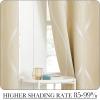 imageNICETOWN Blackout Curtain Panels 72 inches  Light Reducing Thermal Insulated Solid Grommet Blackout CurtainsPanelsDrapes for Living RoomNurseryKids Room Set of 2 52 inches by 72 Inch Black1  Biscotti Beige