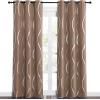 imageNICETOWN Blackout Curtain Panels 72 inches  Light Reducing Thermal Insulated Solid Grommet Blackout CurtainsPanelsDrapes for Living RoomNurseryKids Room Set of 2 52 inches by 72 Inch Black1  Cappuccino