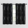 imageNICETOWN Blackout Curtain Panels 72 inches  Light Reducing Thermal Insulated Solid Grommet Blackout CurtainsPanelsDrapes for Living RoomNurseryKids Room Set of 2 52 inches by 72 Inch Black1  Black