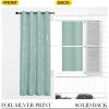 imageNICETOWN Blackout Curtain Panels 72 inches  Light Reducing Thermal Insulated Solid Grommet Blackout CurtainsPanelsDrapes for Living RoomNurseryKids Room Set of 2 52 inches by 72 Inch Black1  Aqua Blue