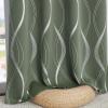imageNICETOWN Blackout Curtain Panels 72 inches  Light Reducing Thermal Insulated Solid Grommet Blackout CurtainsPanelsDrapes for Living RoomNurseryKids Room Set of 2 52 inches by 72 Inch Black100 Blackout  Greyish Green