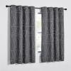 imageNICETOWN Blackout Curtain Panels 72 inches  Light Reducing Thermal Insulated Solid Grommet Blackout CurtainsPanelsDrapes for Living RoomNurseryKids Room Set of 2 52 inches by 72 Inch Black2  Grey
