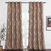 imageNICETOWN Blackout Curtain Panels 72 inches  Light Reducing Thermal Insulated Solid Grommet Blackout CurtainsPanelsDrapes for Living RoomNurseryKids Room Set of 2 52 inches by 72 Inch Black1  Cappuccino