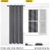 imageNICETOWN Blackout Curtain Panels 72 inches  Light Reducing Thermal Insulated Solid Grommet Blackout CurtainsPanelsDrapes for Living RoomNurseryKids Room Set of 2 52 inches by 72 Inch Black3  Grey