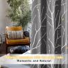 imageNICETOWN Blackout Curtain Panels 72 inches  Light Reducing Thermal Insulated Solid Grommet Blackout CurtainsPanelsDrapes for Living RoomNurseryKids Room Set of 2 52 inches by 72 Inch BlackGreywhite