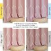 imageNICETOWN Blackout Curtain Panels 72 inches  Light Reducing Thermal Insulated Solid Grommet Blackout CurtainsPanelsDrapes for Living RoomNurseryKids Room Set of 2 52 inches by 72 Inch Black100 Blackout  Pink