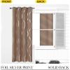 imageNICETOWN Blackout Curtain Panels 72 inches  Light Reducing Thermal Insulated Solid Grommet Blackout CurtainsPanelsDrapes for Living RoomNurseryKids Room Set of 2 52 inches by 72 Inch Black1  Cappuccino