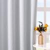 imageNICETOWN Blackout Curtain Panels 72 inches  Light Reducing Thermal Insulated Solid Grommet Blackout CurtainsPanelsDrapes for Living RoomNurseryKids Room Set of 2 52 inches by 72 Inch BlackGreyish White