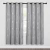 imageNICETOWN Blackout Curtain Panels 72 inches  Light Reducing Thermal Insulated Solid Grommet Blackout CurtainsPanelsDrapes for Living RoomNurseryKids Room Set of 2 52 inches by 72 Inch Black1  Silver Grey