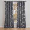 imageNICETOWN Blackout Curtain Panels 72 inches  Light Reducing Thermal Insulated Solid Grommet Blackout CurtainsPanelsDrapes for Living RoomNurseryKids Room Set of 2 52 inches by 72 Inch Black1  Grey