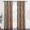 imageNICETOWN Blackout Curtain Panels 72 inches  Light Reducing Thermal Insulated Solid Grommet Blackout CurtainsPanelsDrapes for Living RoomNurseryKids Room Set of 2 52 inches by 72 Inch Black1  Cappuccino