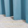 imageNICETOWN Blackout Curtains 54 Long  Window Treatment Thermal Insulated Solid Grommet Blackout CurtainsPanelsDrapes for Bedroom Set of 2 Panels 52 by 54 Inch Teal Blue