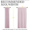 imageNICETOWN Blackout Curtains for Girls Room  Nursery Essential Thermal Insulated Solid Rod Pocket Top Blackout Drapes Lavender PinkLight Pink 1 Pair 42 x 45 Inch