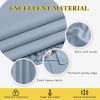 imageNICETOWN Blackout Vintage Blue Curtains 84 inches Long Grommet Room Darkening Thermal Insulated Sound Dampening Window Treatments for BedroomHome Office 2 Panels W46 x L84