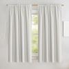 imageNICETOWN Natural Full Blackout Back Tab Linen Curtains 84 Long 2 Panels BohoChic Thick Linen Blend Drapes for Bedroom Thermal Insulated Window Covers with White Backing for Cafe Bar 42 WideIvory