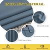 imageNICETOWN Room Darkening Window Curtains 90 inch Length  Thermal Insulated Grommet Light Blocking Solid Curtain Drapes for BedroomLiving Room Smoky Blue Set of 2 66 Wide Per Panel
