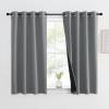 imageNICETOWN Total Shade Patio Door Curtain HeavyDuty Full Light Shading Sliding Door Drape Room Divider Curtain Vertical Blinds for Window1 Panel 70 inches Wide x 63 inches Long GraySilver Grey