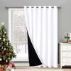 imageNICETOWN Total Shade Patio Door Curtain HeavyDuty Full Light Shading Sliding Door Drape Room Divider Curtain Vertical Blinds for Window1 Panel 70 inches Wide x 63 inches Long GrayPure White