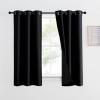 imageNICETOWN Total Shade Patio Door Curtain HeavyDuty Full Light Shading Sliding Door Drape Room Divider Curtain Vertical Blinds for Window1 Panel 70 inches Wide x 63 inches Long GrayBlack