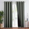 imageNICETOWN Total Shade Patio Door Curtain HeavyDuty Full Light Shading Sliding Door Drape Room Divider Curtain Vertical Blinds for Window1 Panel 70 inches Wide x 63 inches Long GrayDark Mallard