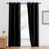 imageNICETOWN Total Shade Patio Door Curtain HeavyDuty Full Light Shading Sliding Door Drape Room Divider Curtain Vertical Blinds for Window1 Panel 70 inches Wide x 63 inches Long GrayBlack
