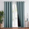 imageNICETOWN Total Shade Patio Door Curtain HeavyDuty Full Light Shading Sliding Door Drape Room Divider Curtain Vertical Blinds for Window1 Panel 70 inches Wide x 63 inches Long GrayGreyish Blue