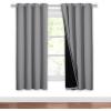 imageNICETOWN Total Shade Patio Door Curtain HeavyDuty Full Light Shading Sliding Door Drape Room Divider Curtain Vertical Blinds for Window1 Panel 70 inches Wide x 63 inches Long GraySilver Grey
