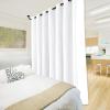 imageNICETOWN Total Shade Patio Door Curtain HeavyDuty Full Light Shading Sliding Door Drape Room Divider Curtain Vertical Blinds for Window1 Panel 70 inches Wide x 63 inches Long GrayPure White