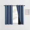 imageNICETOWN Total Shade Patio Door Curtain HeavyDuty Full Light Shading Sliding Door Drape Room Divider Curtain Vertical Blinds for Window1 Panel 70 inches Wide x 63 inches Long GrayStone Blue