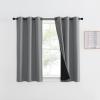 imageNICETOWN Total Shade Patio Door Curtain HeavyDuty Full Light Shading Sliding Door Drape Room Divider Curtain Vertical Blinds for Window1 Panel 70 inches Wide x 63 inches Long GraySilver Grey