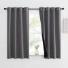 imageNICETOWN Total Shade Patio Door Curtain HeavyDuty Full Light Shading Sliding Door Drape Room Divider Curtain Vertical Blinds for Window1 Panel 70 inches Wide x 63 inches Long GrayGrey