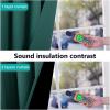 imageNICETOWN Total Shade Patio Door Curtain HeavyDuty Full Light Shading Sliding Door Drape Room Divider Curtain Vertical Blinds for Window1 Panel 70 inches Wide x 63 inches Long GrayHunter Green