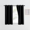 imageNICETOWN Total Shade Patio Door Curtain HeavyDuty Full Light Shading Sliding Door Drape Room Divider Curtain Vertical Blinds for Window1 Panel 70 inches Wide x 63 inches Long GrayBlack