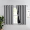 imageNICETOWN Total Shade Patio Door Curtain HeavyDuty Full Light Shading Sliding Door Drape Room Divider Curtain Vertical Blinds for Window1 Panel 70 inches Wide x 63 inches Long GraySilver Grey
