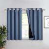 imageNICETOWN Total Shade Patio Door Curtain HeavyDuty Full Light Shading Sliding Door Drape Room Divider Curtain Vertical Blinds for Window1 Panel 70 inches Wide x 63 inches Long GrayStone Blue