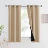 imageNICETOWN Total Shade Patio Door Curtain HeavyDuty Full Light Shading Sliding Door Drape Room Divider Curtain Vertical Blinds for Window1 Panel 70 inches Wide x 63 inches Long GrayBiscotti Beige