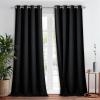 imageNICETOWN Total Shade Patio Door Curtain HeavyDuty Full Light Shading Sliding Door Drape Room Divider Curtain Vertical Blinds for Window1 Panel 70 inches Wide x 63 inches Long GrayBlack