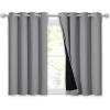 imageNICETOWN Total Shade Patio Door Curtain HeavyDuty Full Light Shading Sliding Door Drape Room Divider Curtain Vertical Blinds for Window1 Panel 70 inches Wide x 63 inches Long GraySilver Grey