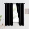 imageNICETOWN Total Shade Patio Door Curtain HeavyDuty Full Light Shading Sliding Door Drape Room Divider Curtain Vertical Blinds for Window1 Panel 70 inches Wide x 63 inches Long GrayBlack