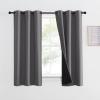 imageNICETOWN Total Shade Patio Door Curtain HeavyDuty Full Light Shading Sliding Door Drape Room Divider Curtain Vertical Blinds for Window1 Panel 70 inches Wide x 63 inches Long GrayGrey