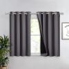 imageNICETOWN Total Shade Patio Door Curtain HeavyDuty Full Light Shading Sliding Door Drape Room Divider Curtain Vertical Blinds for Window1 Panel 70 inches Wide x 63 inches Long GrayGrey
