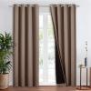 imageNICETOWN Total Shade Patio Door Curtain HeavyDuty Full Light Shading Sliding Door Drape Room Divider Curtain Vertical Blinds for Window1 Panel 70 inches Wide x 63 inches Long GrayCappuccino