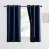 imageNICETOWN Total Shade Patio Door Curtain HeavyDuty Full Light Shading Sliding Door Drape Room Divider Curtain Vertical Blinds for Window1 Panel 70 inches Wide x 63 inches Long GrayNavy