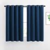 imageNICETOWN 45 inches Bedroom Curtains Panels  Functional Blackout CurtainsPanels for Bedroom Thermal Insulated Privacy Assured 2 Pieces 52 x 45 inches in Moroccan Blue
