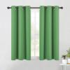 imageNICETOWN Blackout Curtain Panels for Bedroom 2 Panels W42 x L60 inches Forest Green Thermal Insulated Grommet Top Blackout Draperies and Drapes
