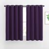imageNICETOWN Blackout Curtains for Living Room  Functional Blackout DrapesPanels for Bedroom Thermal Insulated Privacy Assured Set of 2 52 x 54 inches in Royal Purple