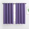 imageNICETOWN Half Window Curtains for Bedroom  Grommet Modern Thermal Insulated Blackout Window Treatments Sound Reducing for NurseryKitchen Lilac Purple W46 x L54 Set of 2