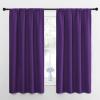imageNICETOWN RV Blackout Curtains for Camper Windows Royal Purple 29 Wide by 50 Long 2 PCs Short Blackout Curtains amp Drapes Thermal Insulated Blackout Curtain Panels for Kids Room Play Room