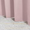 imageNICETOWN Light Block Window Curtains 84 Length  Home Fashion Thermal Insulated Solid Grommet Room Darkening Window Treatments for Hall Room Blush Pink 1 Pair 52 Wide by 84 Long
